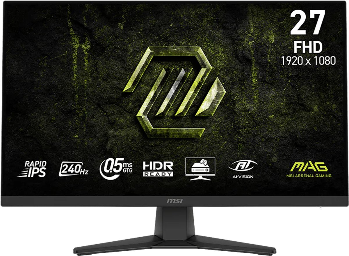 MSI MAG 272F X24 - Full HD Gaming Monitor - 240hz - 27 inch