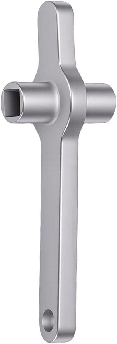 Radiator Ontluchtingssleutel - Ontluchtingshandgreep - Radiatoren Ontluchten - Verlengde Handgreep - 5x5mm - Beige