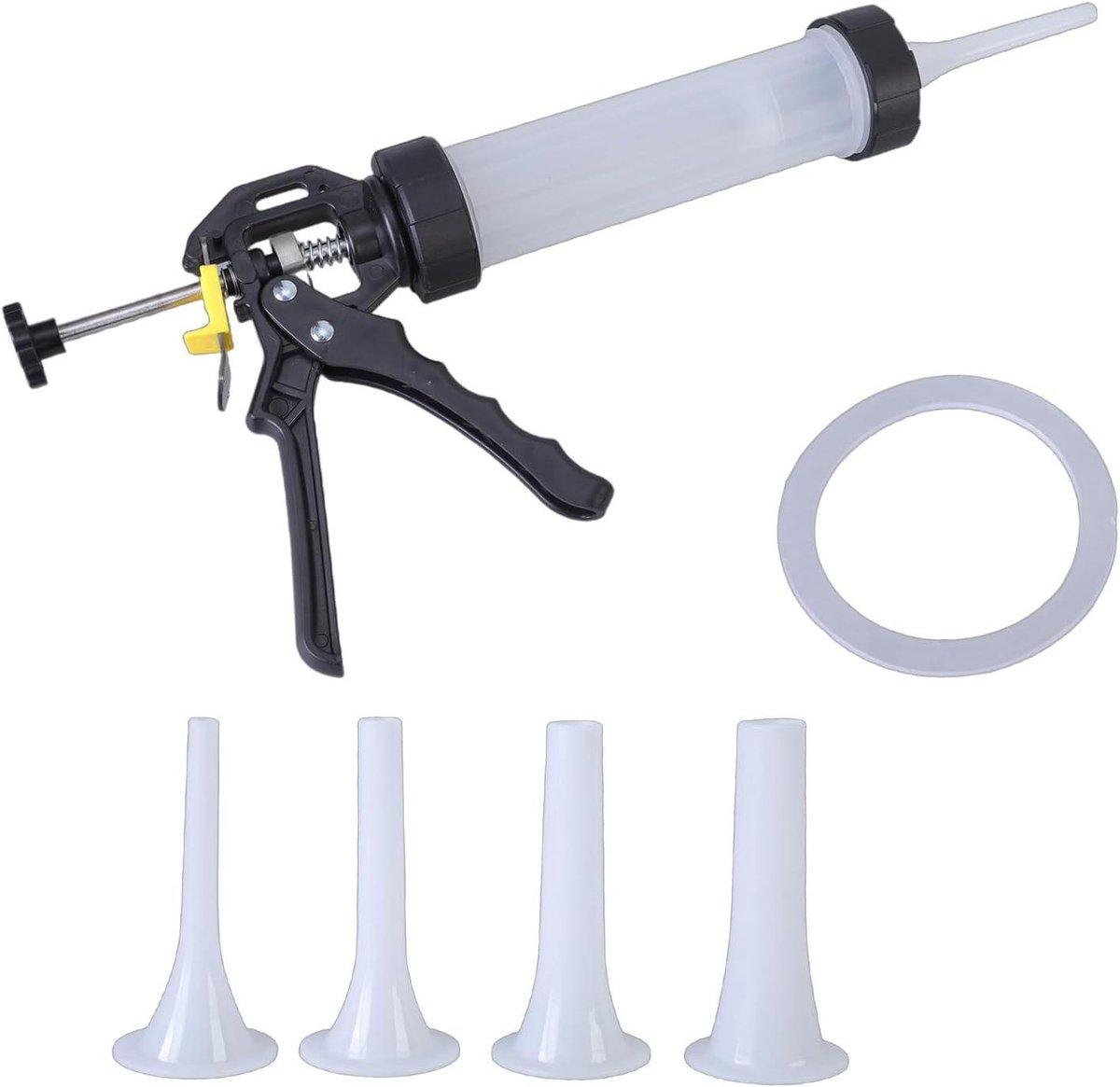 Worstmaker Handmatig - Worst Stuffer - Zelf Worst Maken - Roestbestendig Materiaal - 4 Trechters - Meerkleurig