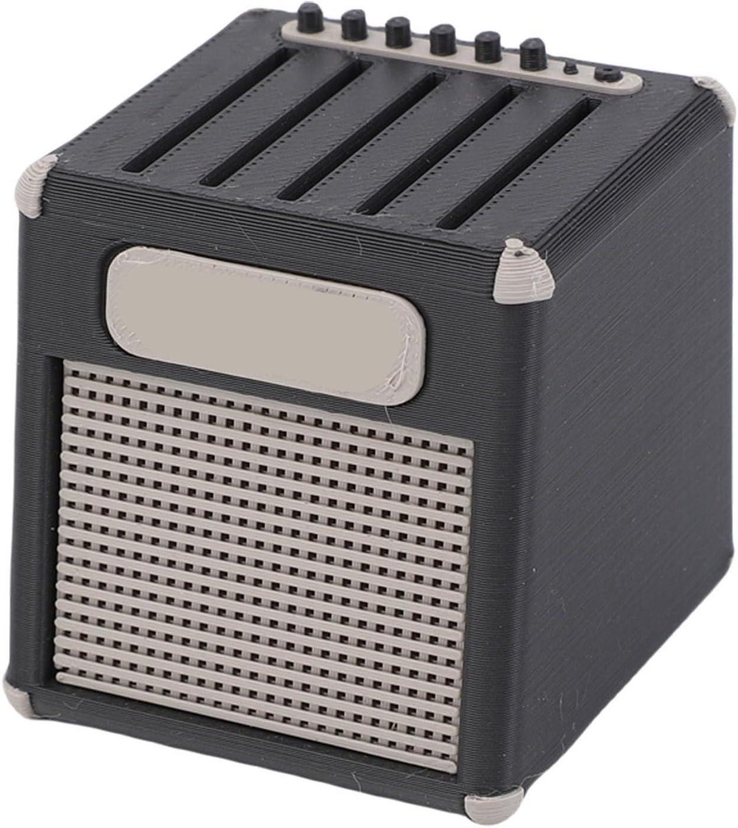 Plectrum Houder - Pick Organizer - Muziek Opslag - Versterker Vorm - 24 Slots - Zwart