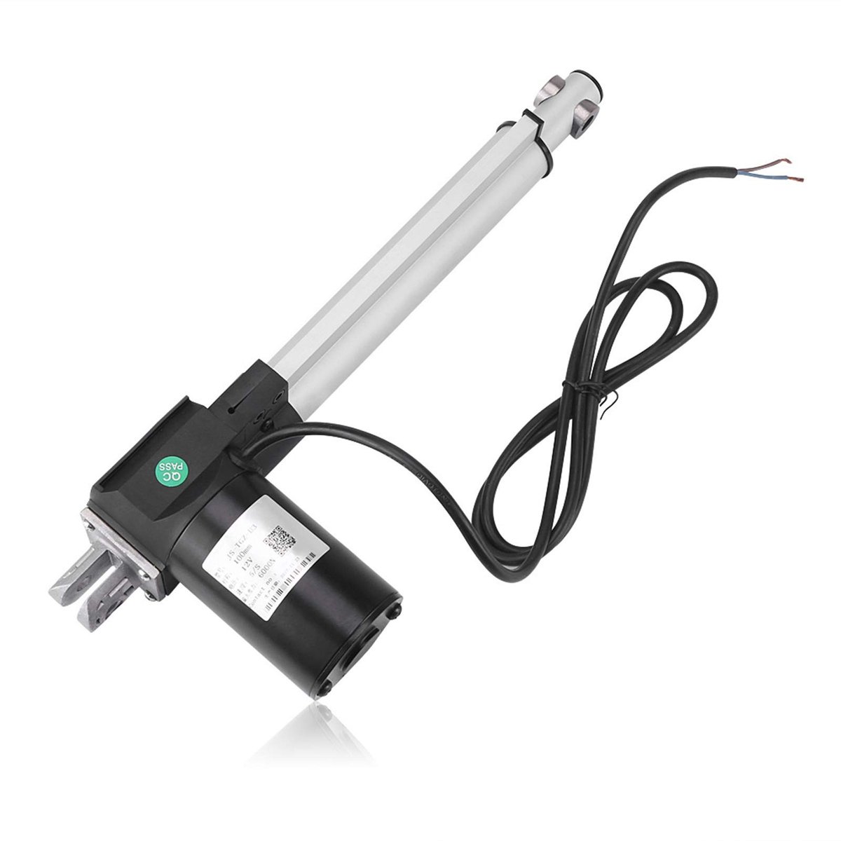 Dailygoods - Innovra - Dailygoods - Lineaire Actuator 6000N - Elektrische Motor - DC12V - Maximale Lift Slag - Auto Gebruik - 100mm Slag - Voor Diverse Toepassingen