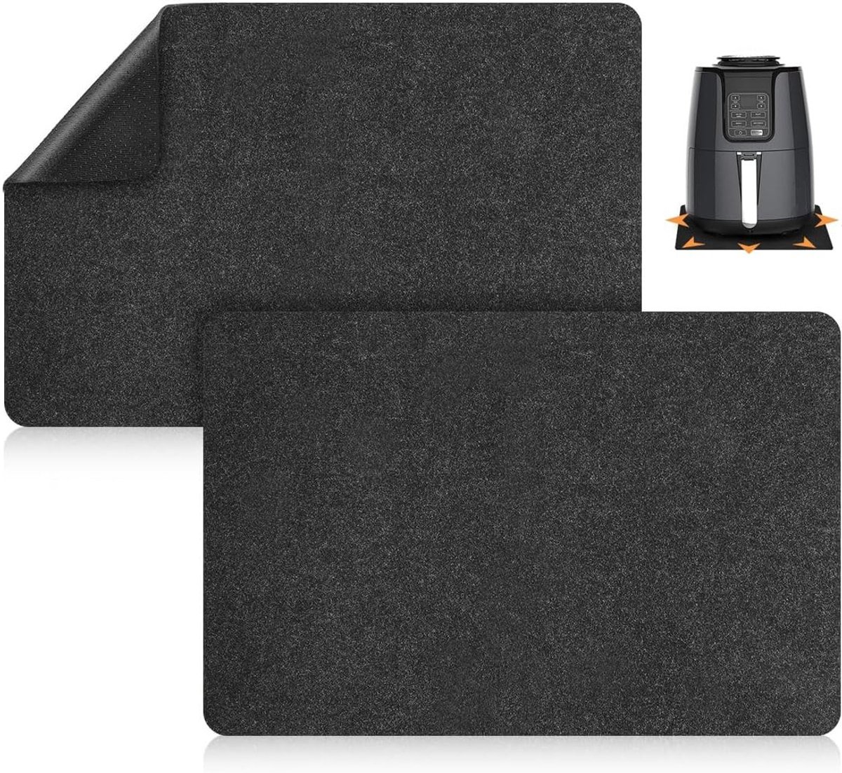 Dailygoods - Dailygoody - Antislip Keukenmatten - Warmtebestendige Matten voor Apparaten - Ideaal voor Keuken en Huishouden - Duurzame Keukenaccessoires - Geschikt..