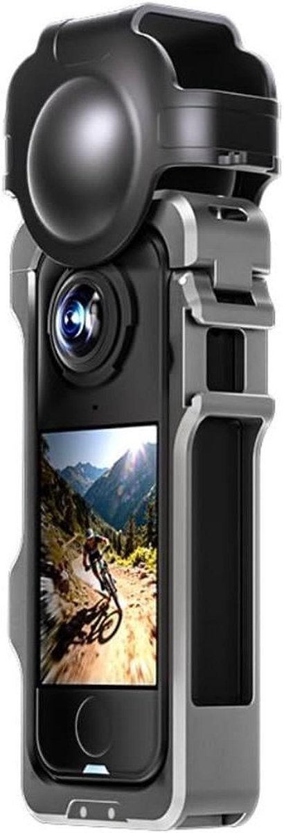 Beschermframe Camera - Metalen Kooi - Buitenopnames - Robuuste Aluminium Legering - 13.6 x 6 x 3.5 cm - Grijs