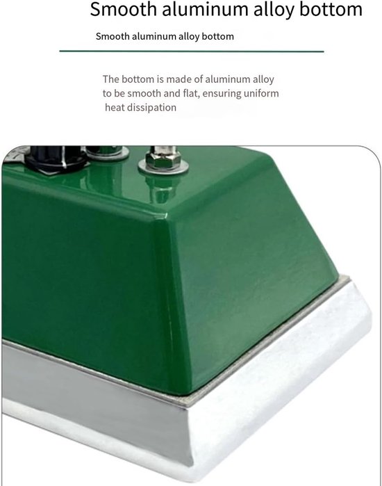 Billiard Mat Iron - Table Cloth Straightener - Table Maintenance - Adjustable Temperature - 67 cm - Silver — afbeelding 3