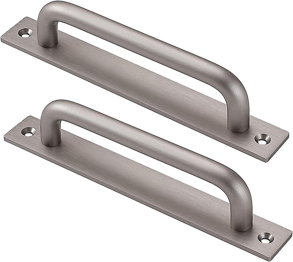 Schuur Deurklink - Grijze Greep - Kast Deuren - Massieve Legering - 160mm Gatafstand - Geb