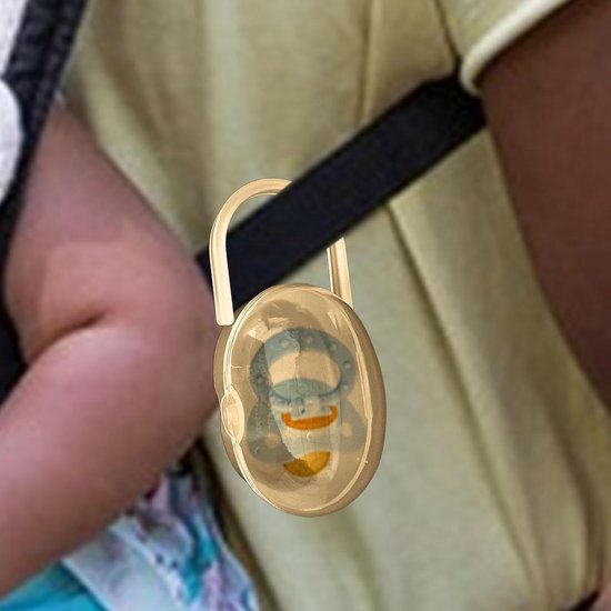 Draagbare Fopspeendoos - Opbergdoos Beschermhoes - Babybenodigdheden Onderweg - Verzegeld Stofdicht Ontwerp - 138 x 59 x 57 cm - Geel — afbeelding 4