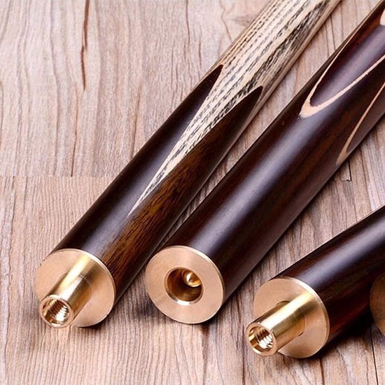 Biljartkeu Handgemaakt - Poolkeu Hout - Biljart Spelen - 3/4 Constructie - 145 cm - Natuurlijk — afbeelding 3