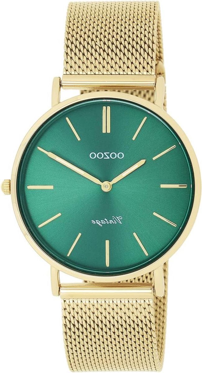Dameshorloge - Armband horloge - Dagelijks gebruik - Stijlvol design - 36 mm kast - Goud groen
