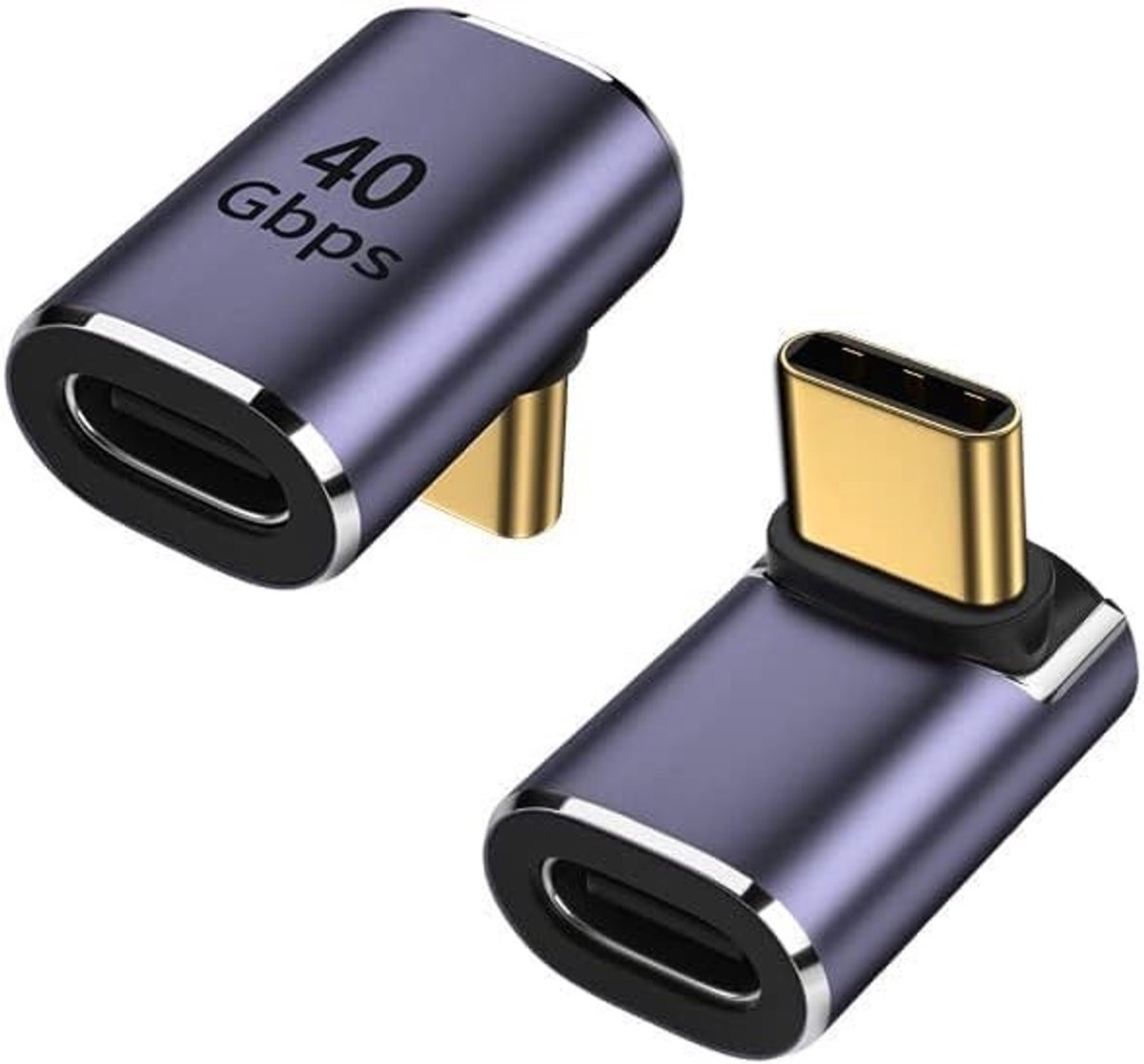 Innovra - Cosensi - 2 Stuks USB C 90° Adapter voor Gegevensoverdracht