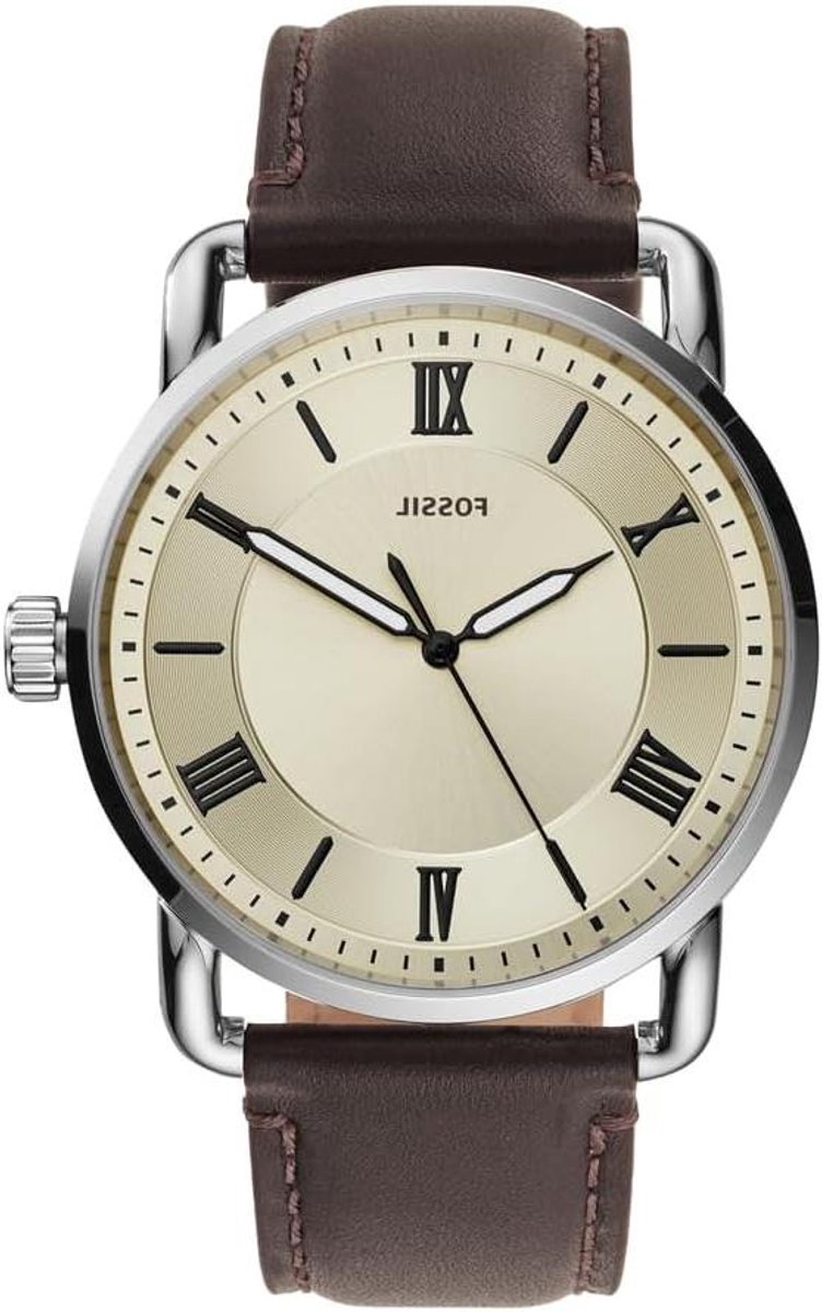 Heren Polshorloge - Klassiek Horloge - Dagelijks Gebruik - Roestvrijstalen Band - 44 mm Kast - Zilverkleurig