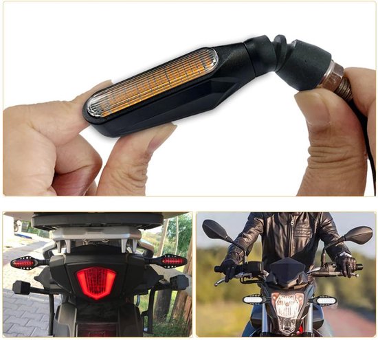 Fiets Achterlicht - LED Knipperlicht - Nachtritten Fietsen - Waterdicht Ontwerp - Paar - Uniek — afbeelding 4