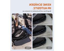 Autostoelbeschermer Kinderzitje - Stoelhoes Baby - Auto Beschermen - Waterdicht Oxford Stof - 500 g - Zwart