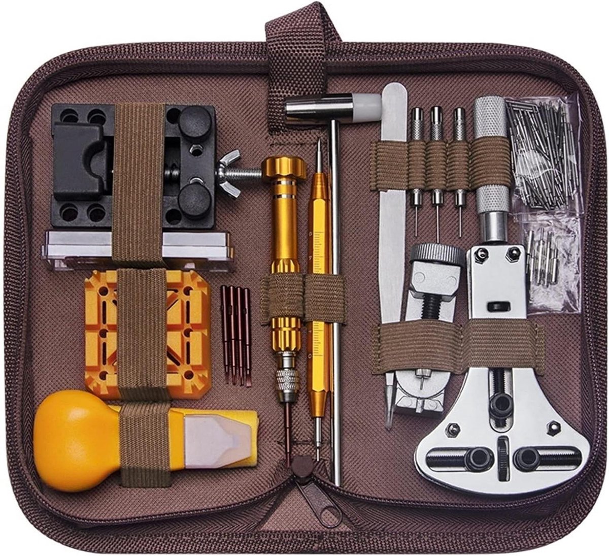 Horloge Reparatie Kit - Horloge Gereedschap - Horloge Onderhoud - Verstelbare Kastopener - 20-55mm - Zilver