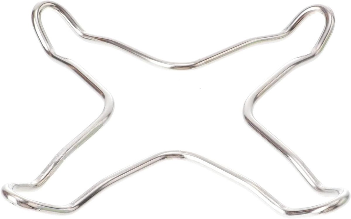 Gietijzeren Wokrek Kookplaat Ondersteuning Stabiel Koken Veelzijdige Compatibiliteit 15 x 15 cm Zwart