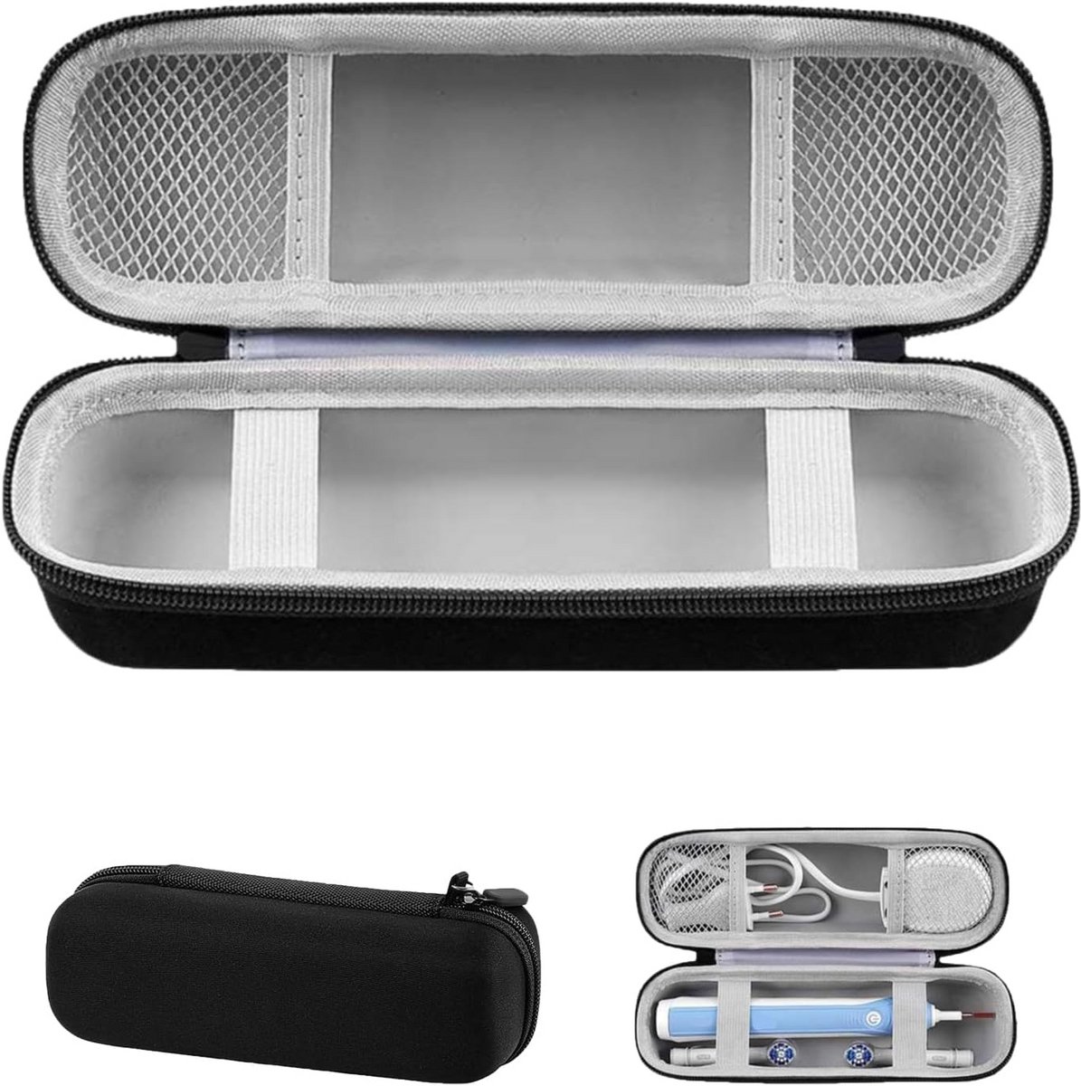 Elektrische Tandenborstel Houder - Reis Etui Beschermer - Hygiënisch Opbergen - Schokbestendig Waterdicht - 22.5 x 8.8 x 7.1 cm