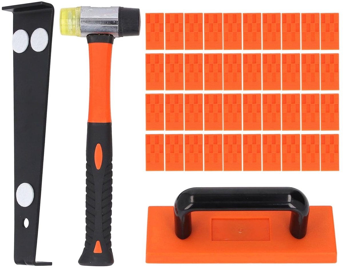 Laminaatvloer Gereedschap - Vloer Installatie Kit - Vloeren Leggen - 43 Delige Set - 295 M