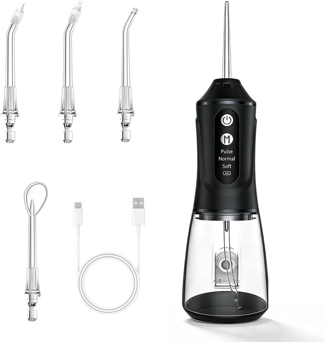 Waterflosser elektrisch - Monddouche draadloos en oplaadbaar - Waterdicht - Mondzorg