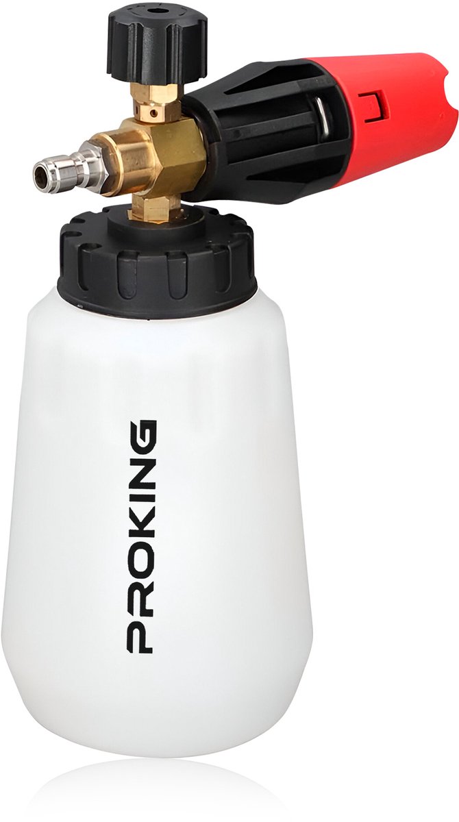 PROKING Snow Foam Cannon - Geschikt voor Nilfisk Kew - Auto schuim sproeier - Car detailing - Hoogwaardige foam sprayer voor diepe reiniging - Werkt op short gun