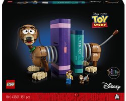 LEGO Disney en Pixar Toy Story Slinky Hond Boekensteunen Bouwpakket voor Volwassenen - 43301