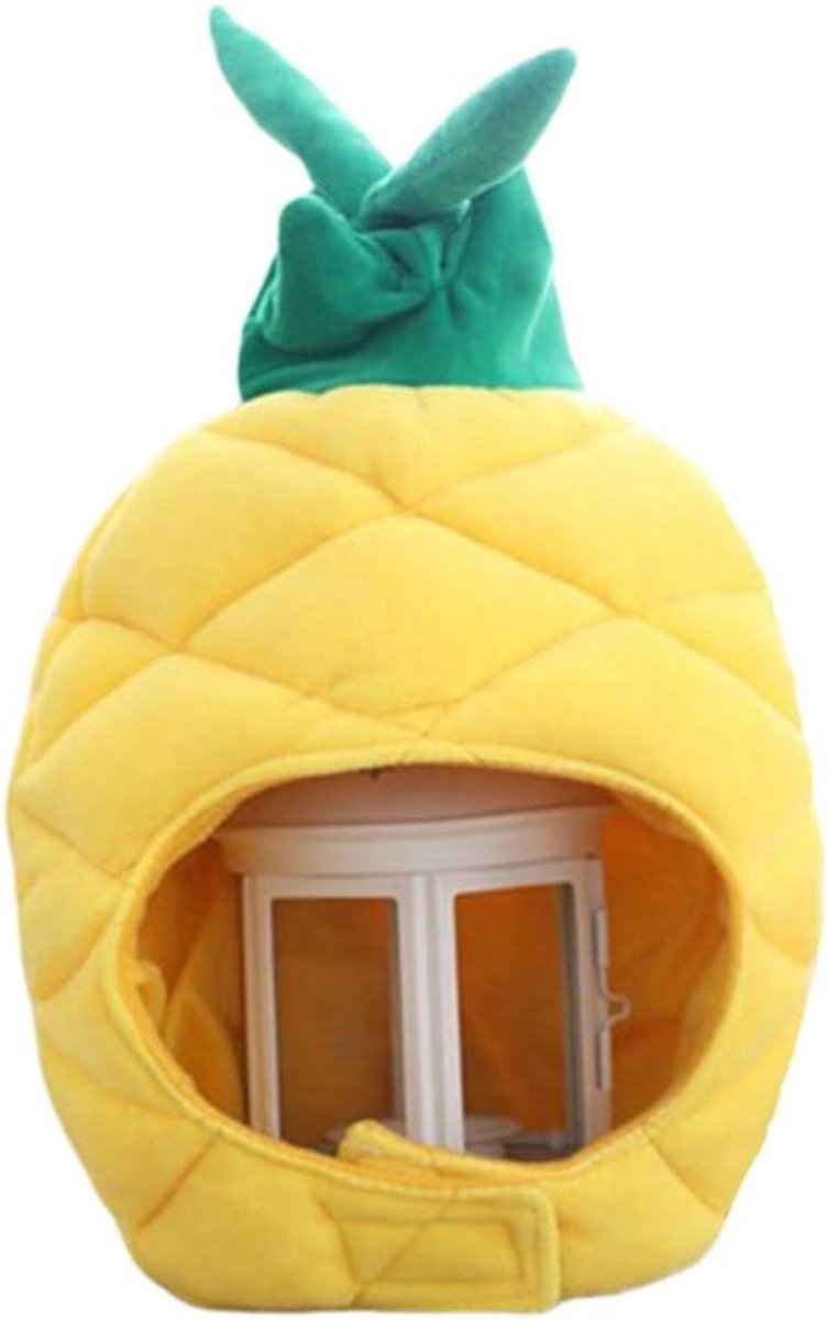 Grappige Pluche Ananas Wintermuts voor Kerst, Cosplay en Feestelijke Kostuums