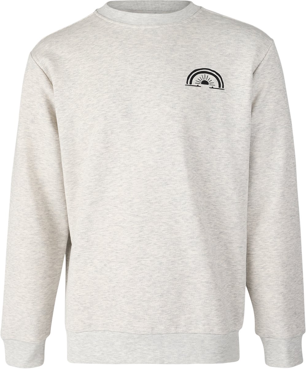 Brunotti Naval Heren Sweater – Crew Neck Trui Regular Fit XXL Snow Melee