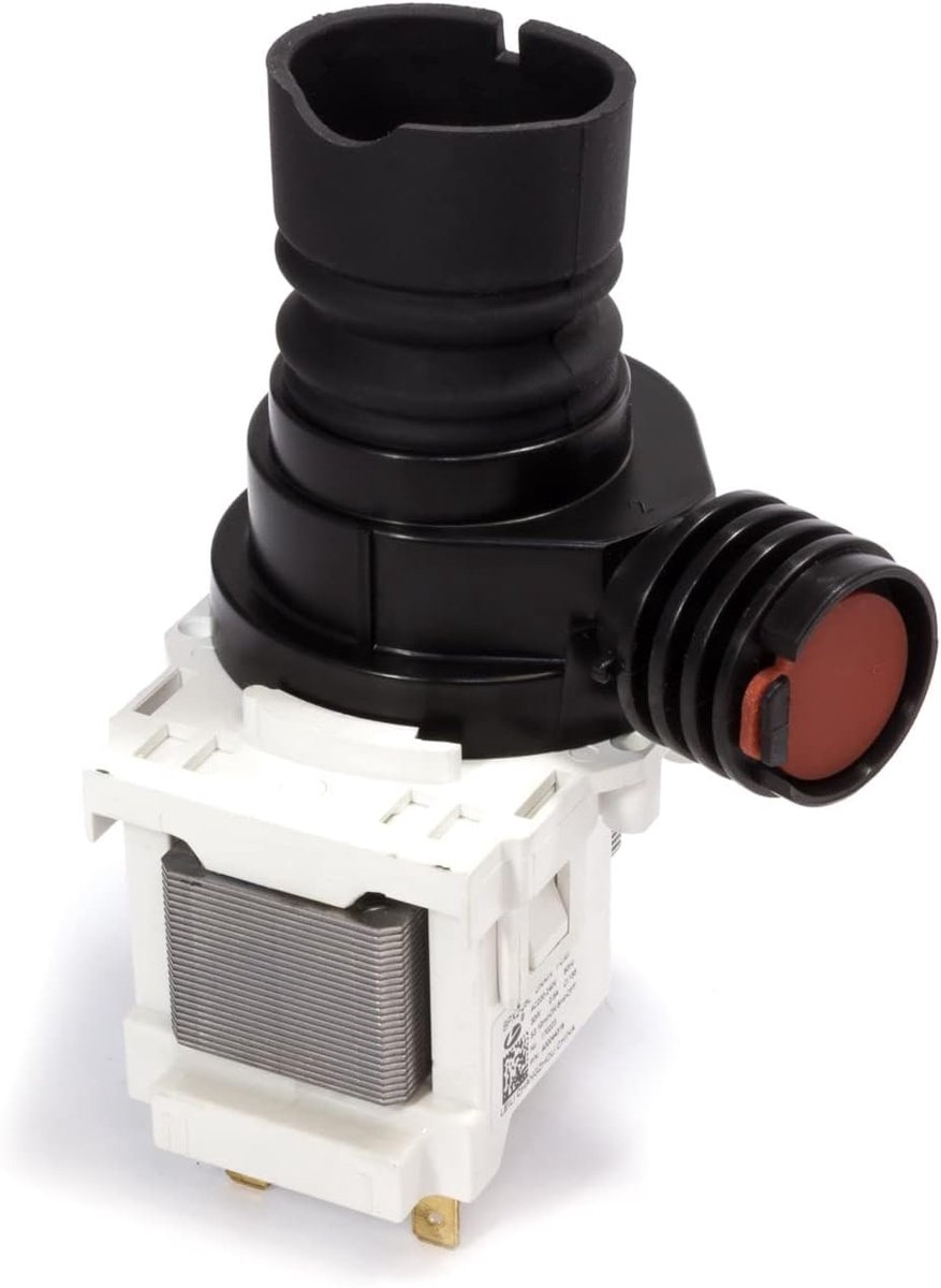 Afvoerpomp Vaatwasser Pomp Vaatwasser Water Afvoeren Automatische Werking Compact Formaat Zwart