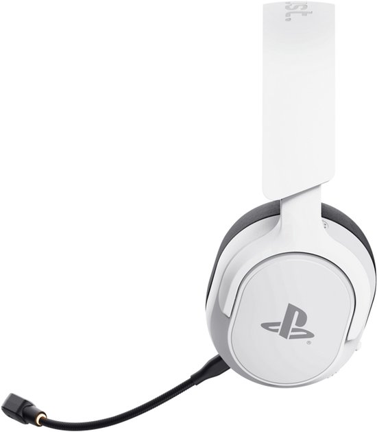 Trust GXT 499W Forta - Draadloze Gaming Headset - Official Licensed voor PS5 - werkt op PS4/PS5 - Batterijduur tot 55 uur - met USB-ontvanger - Wit