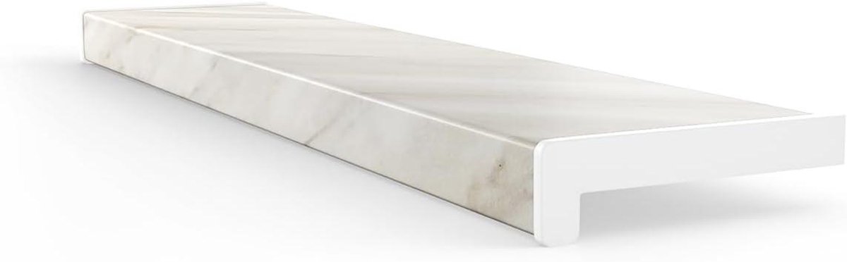 Vensterbank PVC - Binnen vensterbank - Interieur afwerking - Onderhoudsvriendelijk robuust kunststof - 25 x 160 cm - Marmer