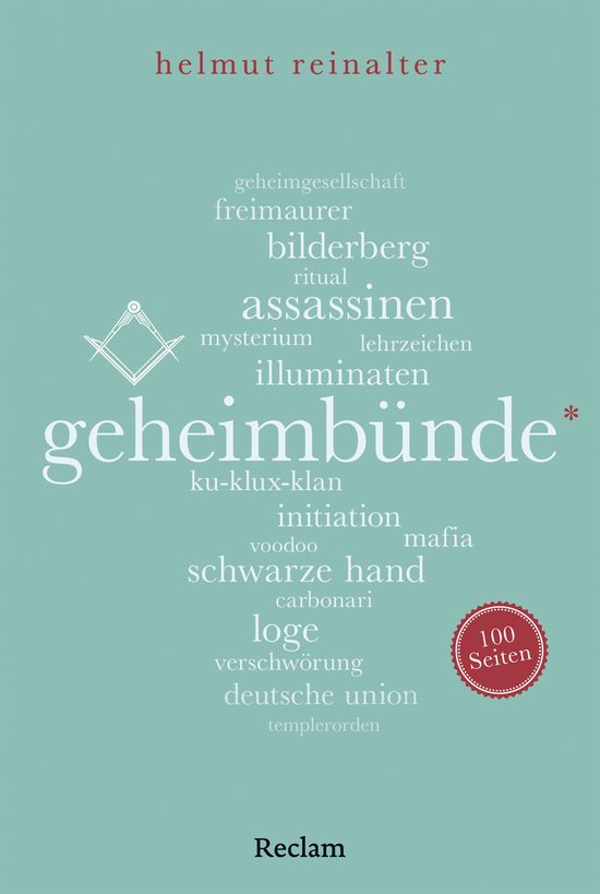 Reclam 100 Seiten - Geheimbünde. 100 Seiten - cover