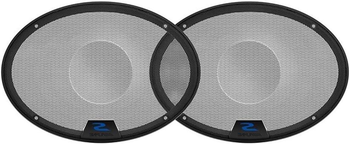 Luidsprekerrooster - Speakergril Speakerbescherming - Auto Audio Beschermen - Fijn Metalen Gaas - 16x24 cm - Zwart