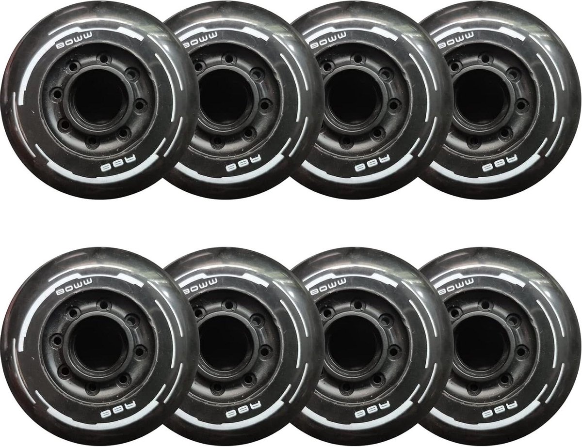 TGHY Inline Skates vervangende wielen met lagers ABEC-7 rolschaatsen wielen 8 wielen 72mm/76mm/80mm 88A outdoor skate vervangende wielen 72mm