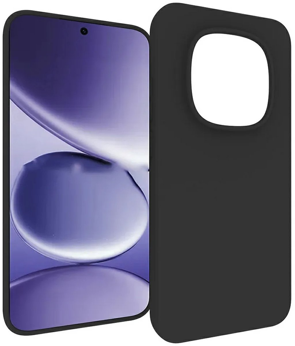 MobyDefend Hoesje - Geschikt voor Xiaomi Redmi Note 15 Pro 4G - TPU Backcover - Mat Zwart