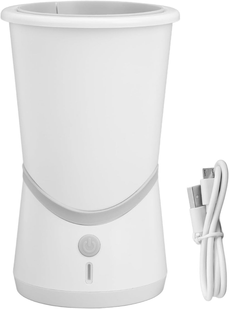 Draagbare 2-in-1 hondenpootreiniger met zachte siliconen borstel en elektrische functie voor schone hondenpoten