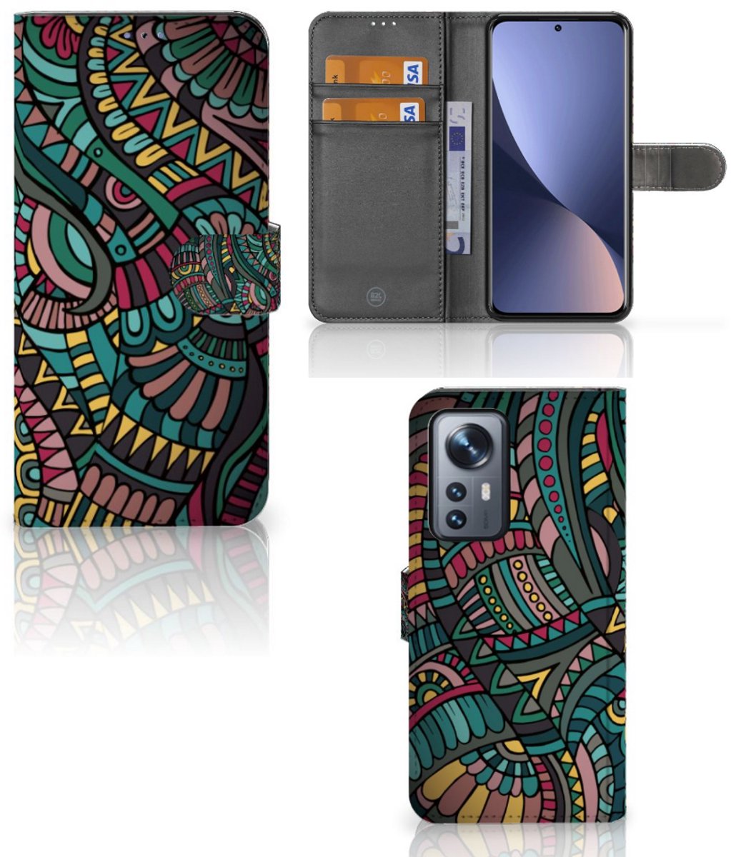 Xiaomi 12 Pro Telefoon Hoesje Aztec