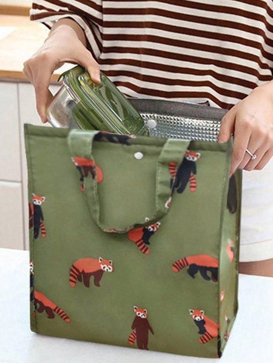 Bento Eco-tas voor gemakswinkels, klein formaat, wasbaar, stijlvol, geïsoleerd, thermisch, koudebehoud, boodschappentas, voor gemakswinkels, exclusieve lunchbox, opvouwbaar, lunchtas, handig