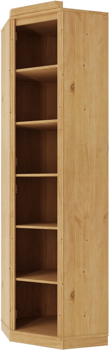 Notio Living Anita-Boekenkasthoek in dennenbeits-was Stain wax