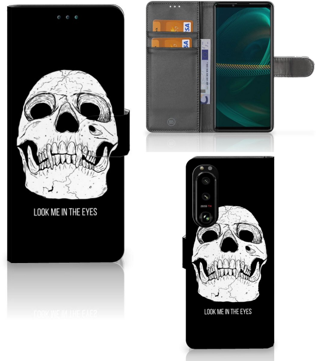 Telefoonhoesje met Naam Sony Xperia 5III Skull Eyes