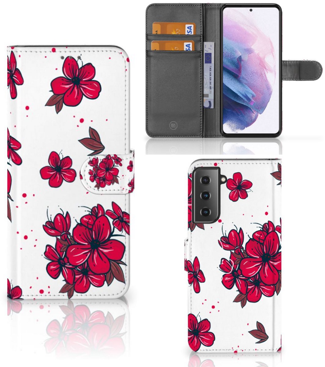 Samsung Galaxy S21 Plus Hoesje Blossom Red