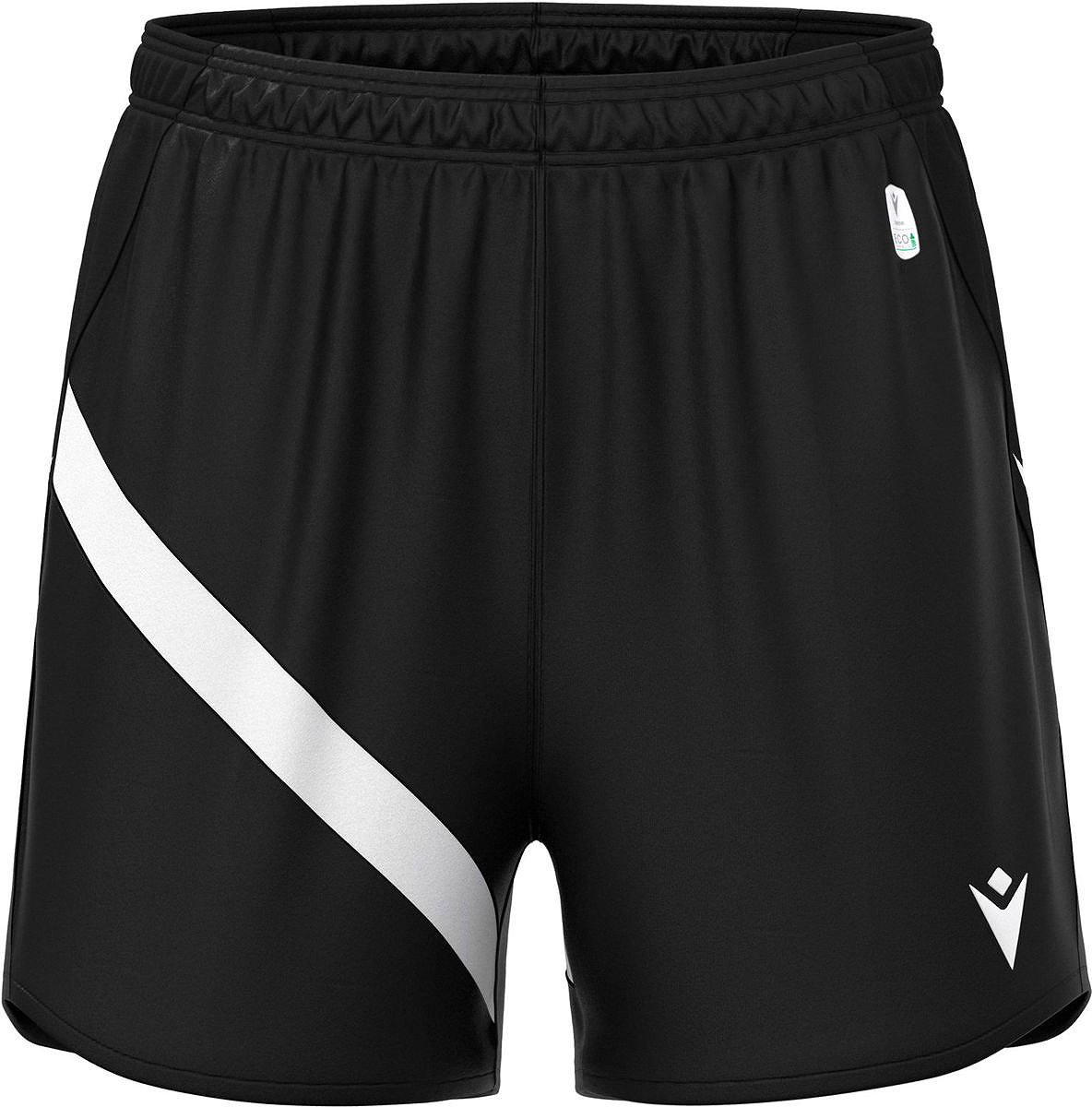 Macron Banshee Short Dames - Zwart / Wit | Maat: M