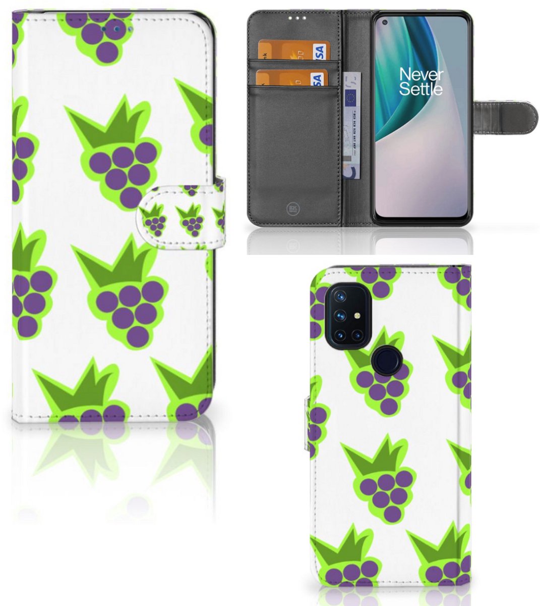 OnePlus Nord N10 Book Cover Druiven
