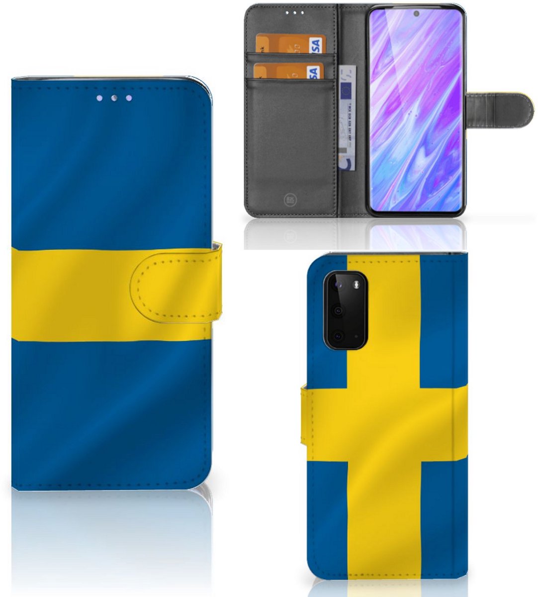 Samsung Galaxy S20 Bookstyle Case Zweden