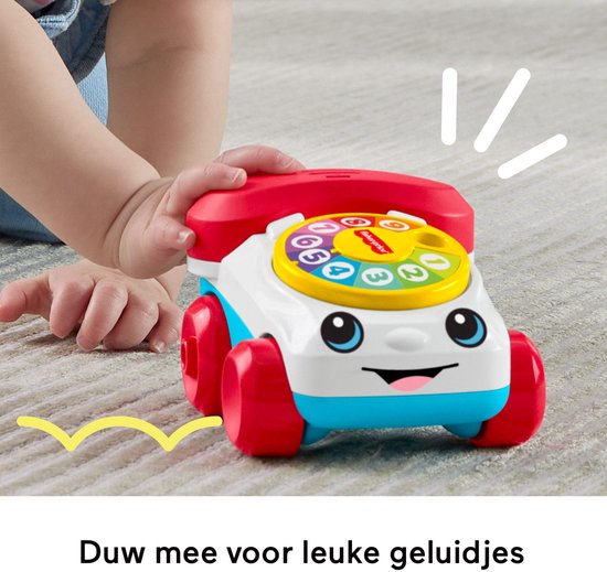 Fisher-Price Telefoonvoertuig Duwspeelgoed met geluiden van Merkloos — afbeelding 4