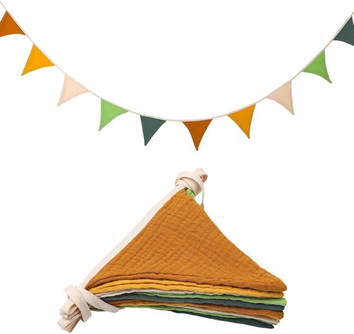 7,75 ft vlaggenlijn - 1 stuk driehoekige slinger voor kinderkamer, kinderkamerdecoratie, verjaardag, bruiloft, feest, evenement, elk 7,75 ft