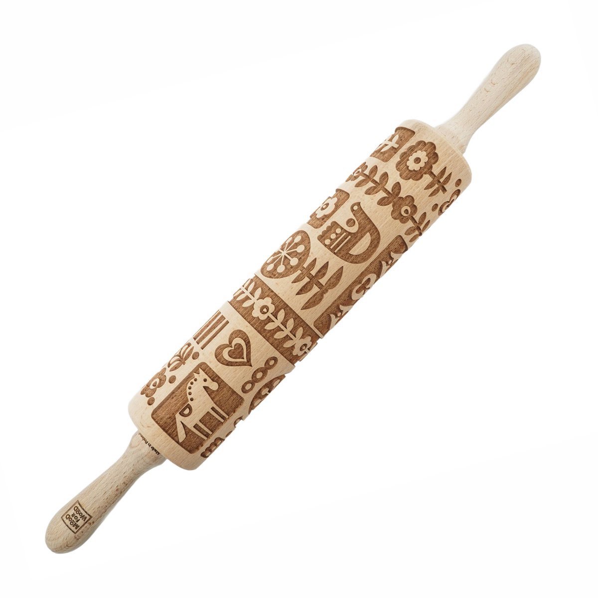 MoodForWood Studio - Deegroller - Grawer - 43 cm met Handvatten - Scandinavisch Ontwerp