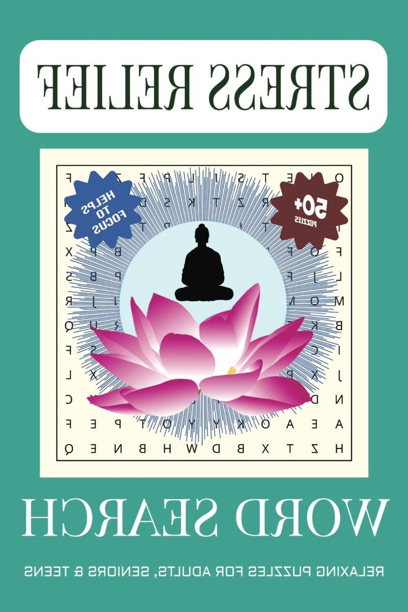Puzzelboek Woordzoeker - Ontspanning Puzzels - Stress Verminderen - Meer dan 50 Puzzels - 15 x 23 cm - Niet gespecificeerd