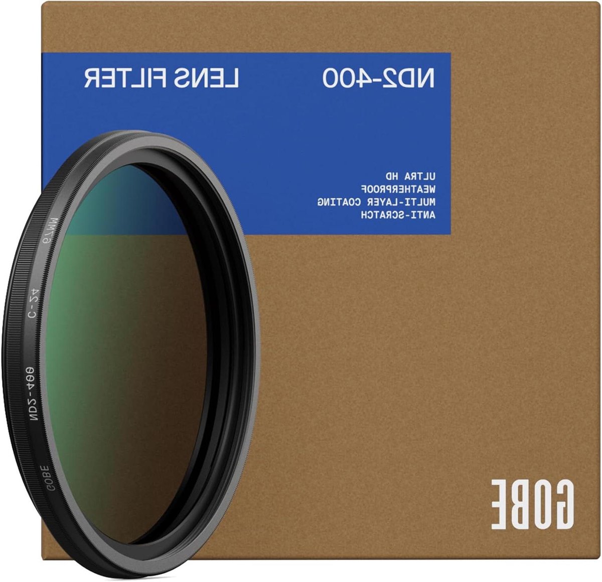 Variabel ND Filter - Grijsfilter Lens - Licht Verminderen - ND2 tot ND400 - 40.5mm - Zwart