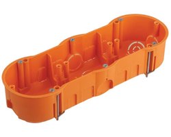 PAWBOL - Gipsplaatdoos - Drievoudig - Met schroeven