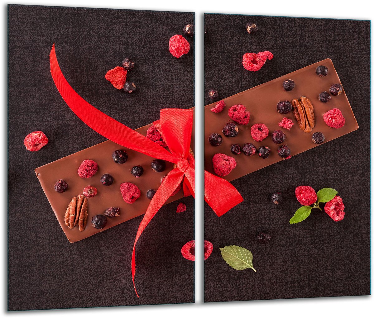TMK ArtDeko - Snijplank Glas - 30x52 cm - Inductie - Kleurrijk Design