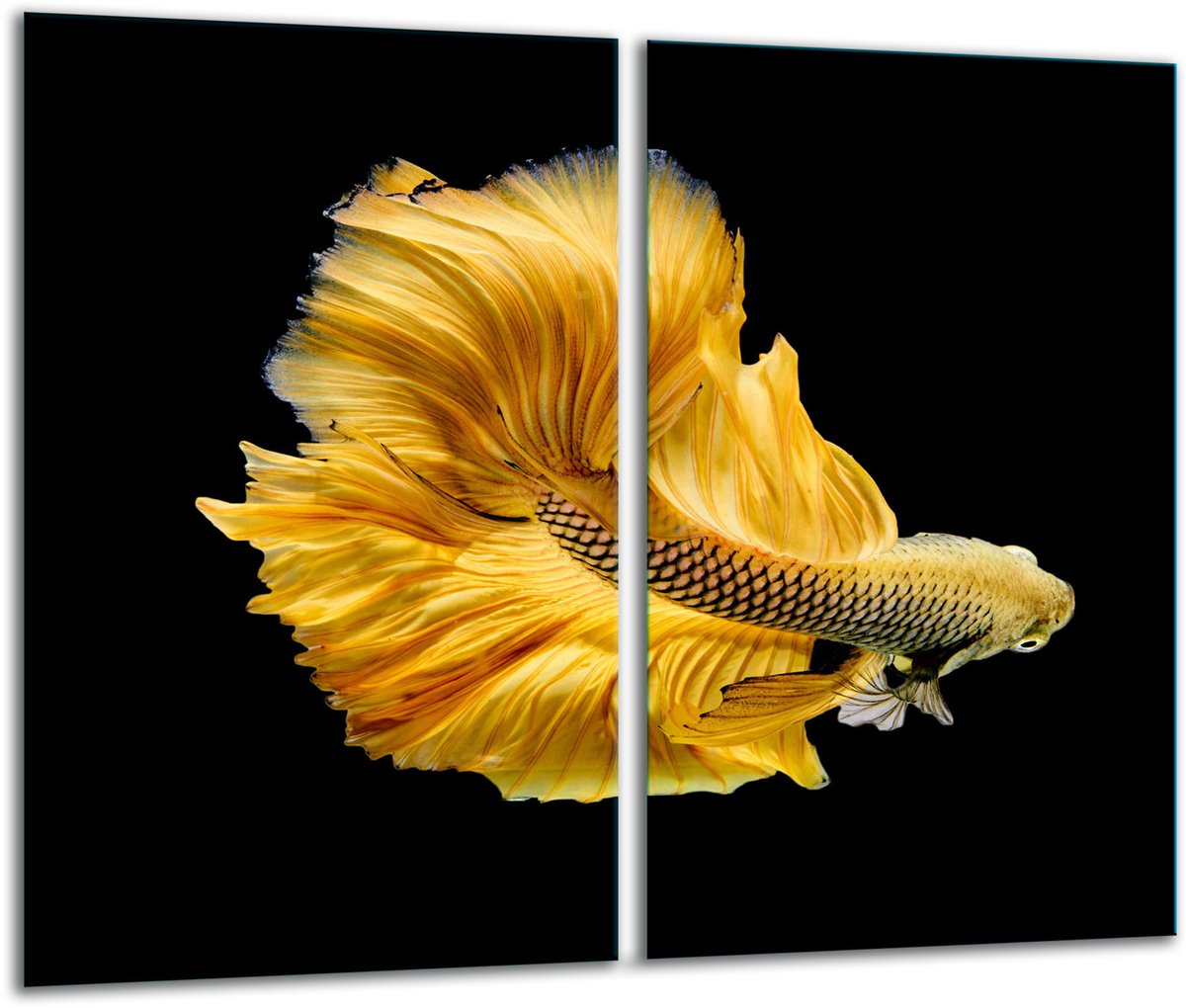 TMK ArtDeko - Snijplank - 2x 30x52 cm - RYBA - Glas