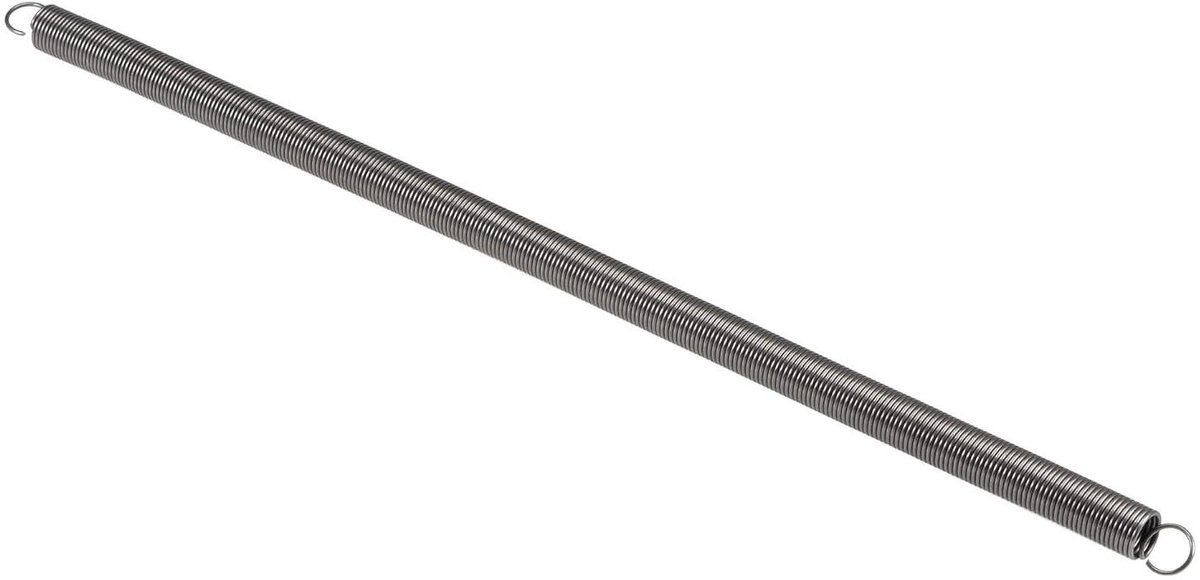 Drukveer - Compressieveer Spiraalveer - Apparaten Repareren - Verlengde Lengte - 14 mm buitendiameter - Grijs